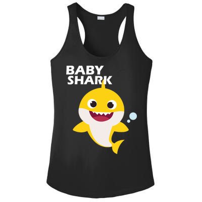 Cute Baby Shark Ladies PosiCharge Competitor Racerback Tank