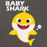 Cute Baby Shark Cotton Canvas Backpack