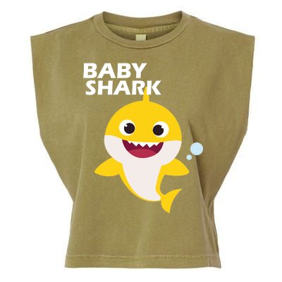 Cute Baby Shark Garment-Dyed Women's Muscle Tee