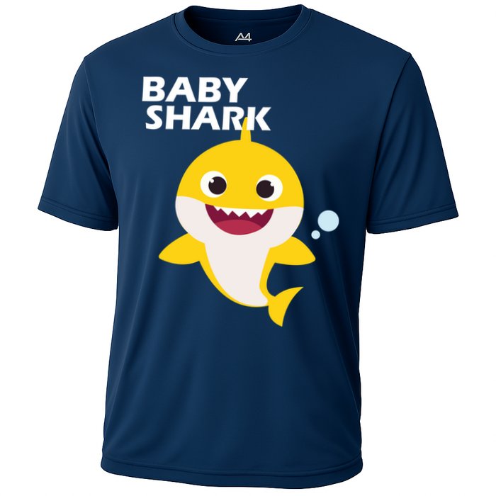 Cute Baby Shark Cooling Performance Crew T-Shirt