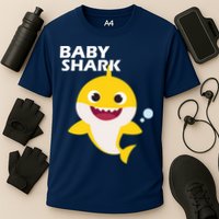 Cute Baby Shark Cooling Performance Crew T-Shirt