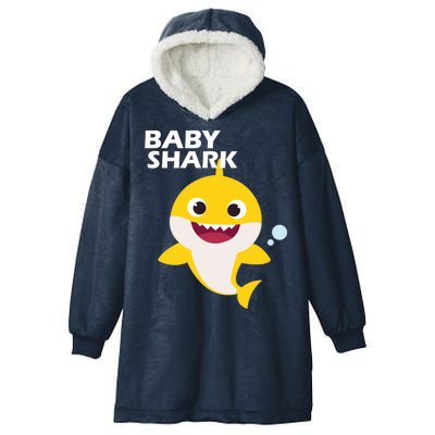 Cute Baby Shark Hooded Wearable Blanket