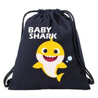 Cute Baby Shark Drawstring Bag