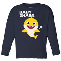 Cute Baby Shark Toddler Long Sleeve Shirt