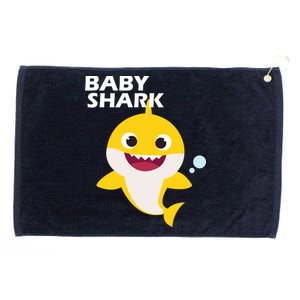 Cute Baby Shark Grommeted Golf Towel