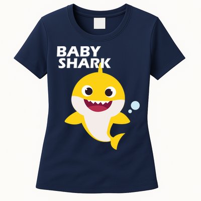 Cute Baby Shark Womens T-Shirt
