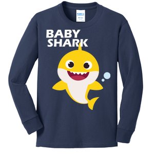 Cute Baby Shark Kids Long Sleeve Shirt