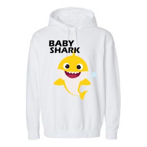 Cute Baby Shark Garment-Dyed Fleece Hoodie