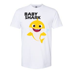 Cute Baby Shark Softstyle® CVC T-Shirt