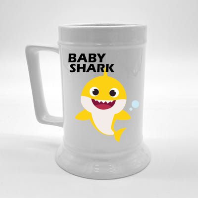 Cute Baby Shark Beer Stein