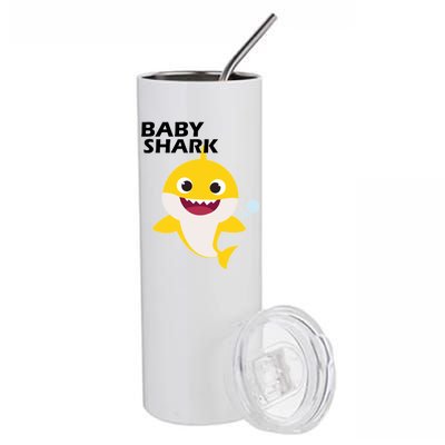 Cute Baby Shark Stainless Steel Tumbler