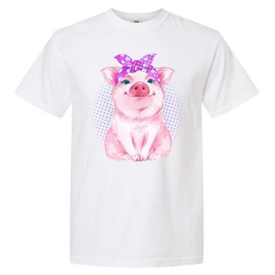 Cute Bandanna Pig Garment-Dyed Heavyweight T-Shirt