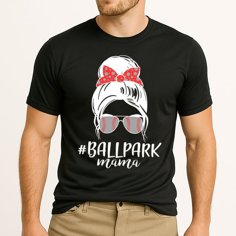 Cute Baseball Ballpark Mama  Cooling Performance Crew T-Shirt