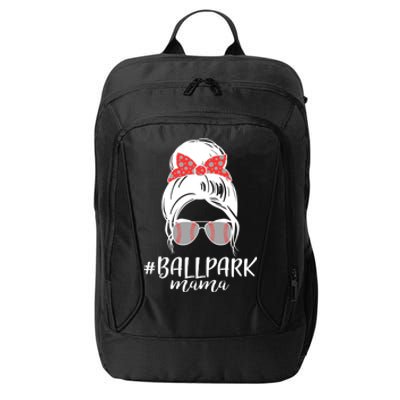 Cute Baseball Ballpark Mama  City Backpack