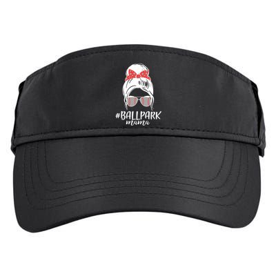 Cute Baseball Ballpark Mama  Adult Drive Performance Visor