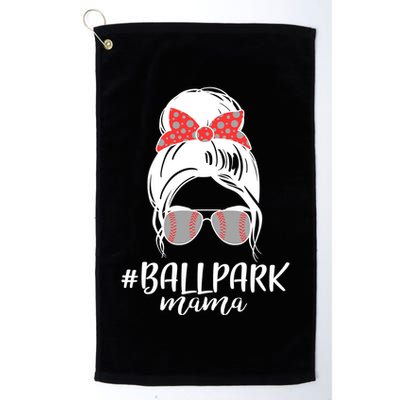 Cute Baseball Ballpark Mama  Golf Towel