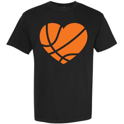 Cute Basketball Heart Garment-Dyed Heavyweight T-Shirt