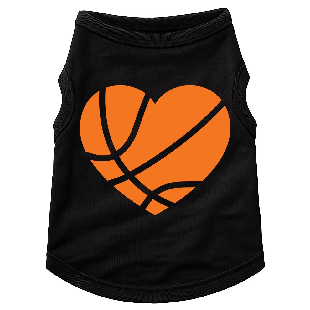 Cute Basketball Heart Doggie Tank