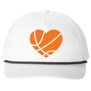 Cute Basketball Heart Snapback Five-Panel Rope Hat