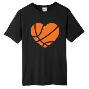 Cute Basketball Heart Tall Fusion ChromaSoft Performance T-Shirt