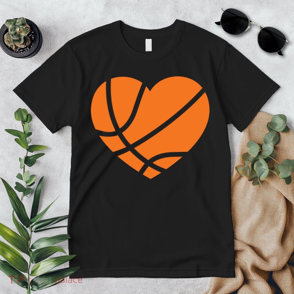 Cute Basketball Heart Premium T-Shirt