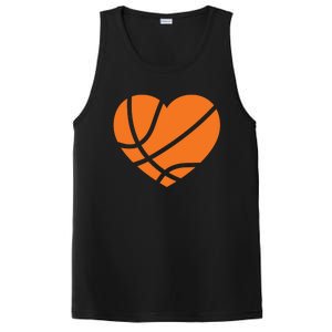 Cute Basketball Heart PosiCharge Competitor Tank