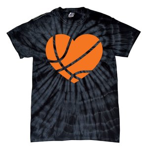 Cute Basketball Heart Tie-Dye T-Shirt