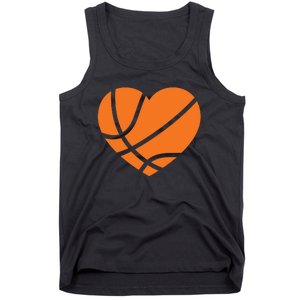 Cute Basketball Heart Tank Top