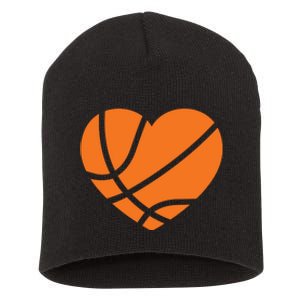 Cute Basketball Heart Short Acrylic Beanie