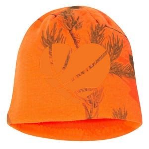 Cute Basketball Heart Kati - Camo Knit Beanie