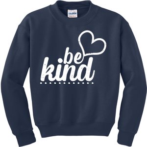 Cute Be Kind Kindness Awareness Kids Sweatshirt