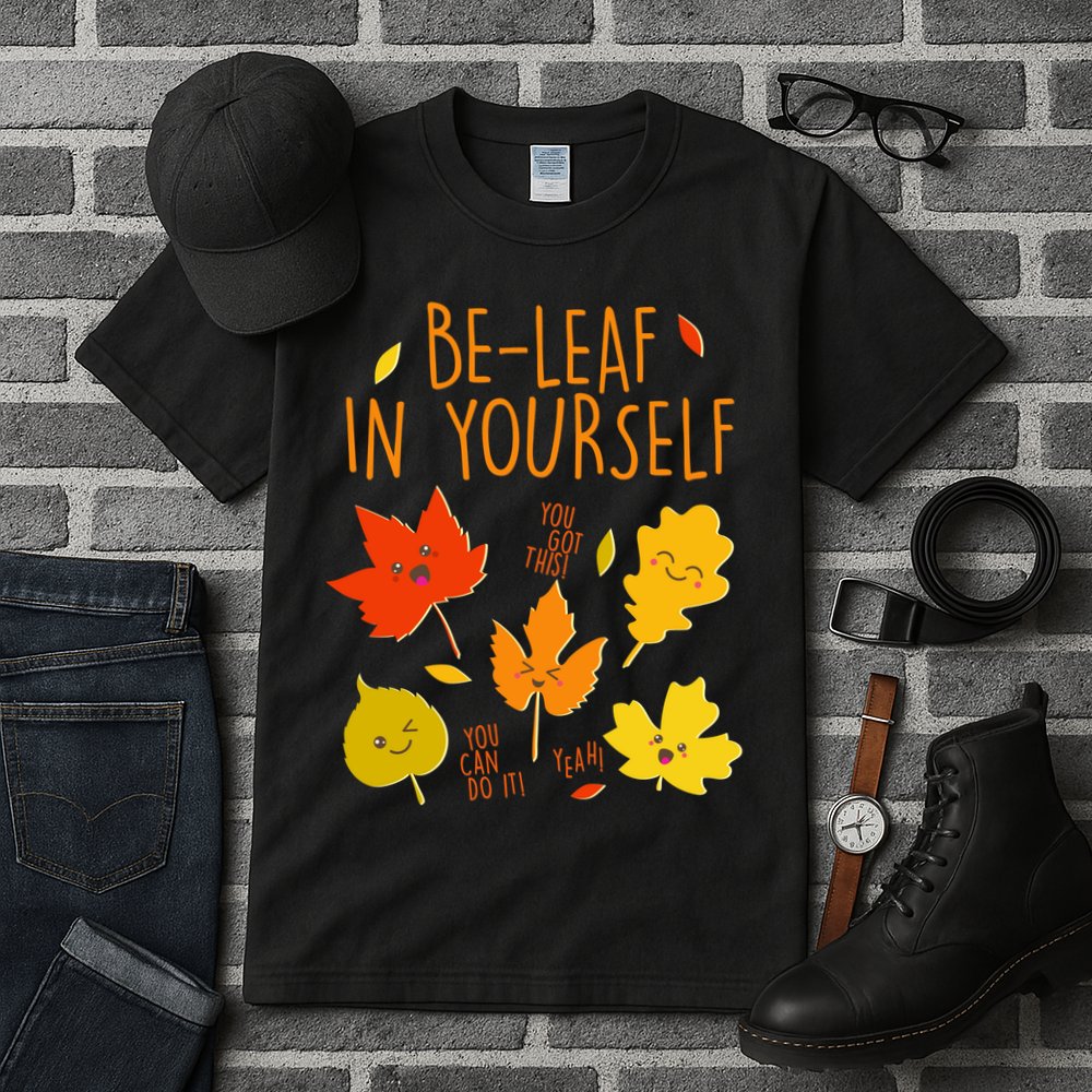 Cute Be-Leaf In Yourself Tall T-Shirt