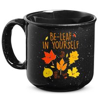 Cute Be-Leaf In Yourself 15oz Campfire Ceramic Mug