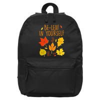 Cute Be-Leaf In Yourself 16 in Basic Backpack