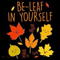 Cute Be-Leaf In Yourself Youth Performance Sprint T-Shirt