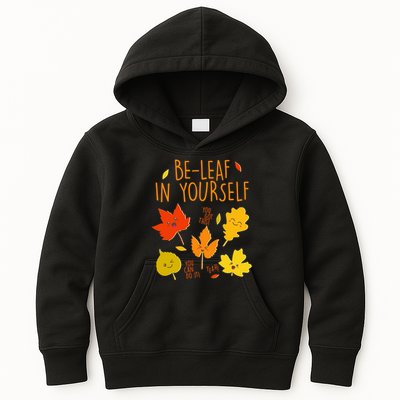 Cute Be-Leaf In Yourself Kids Hoodie