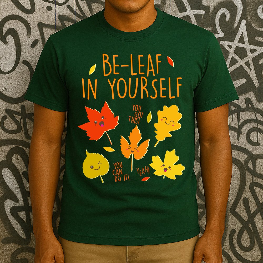 Cute Be-Leaf In Yourself T-Shirt