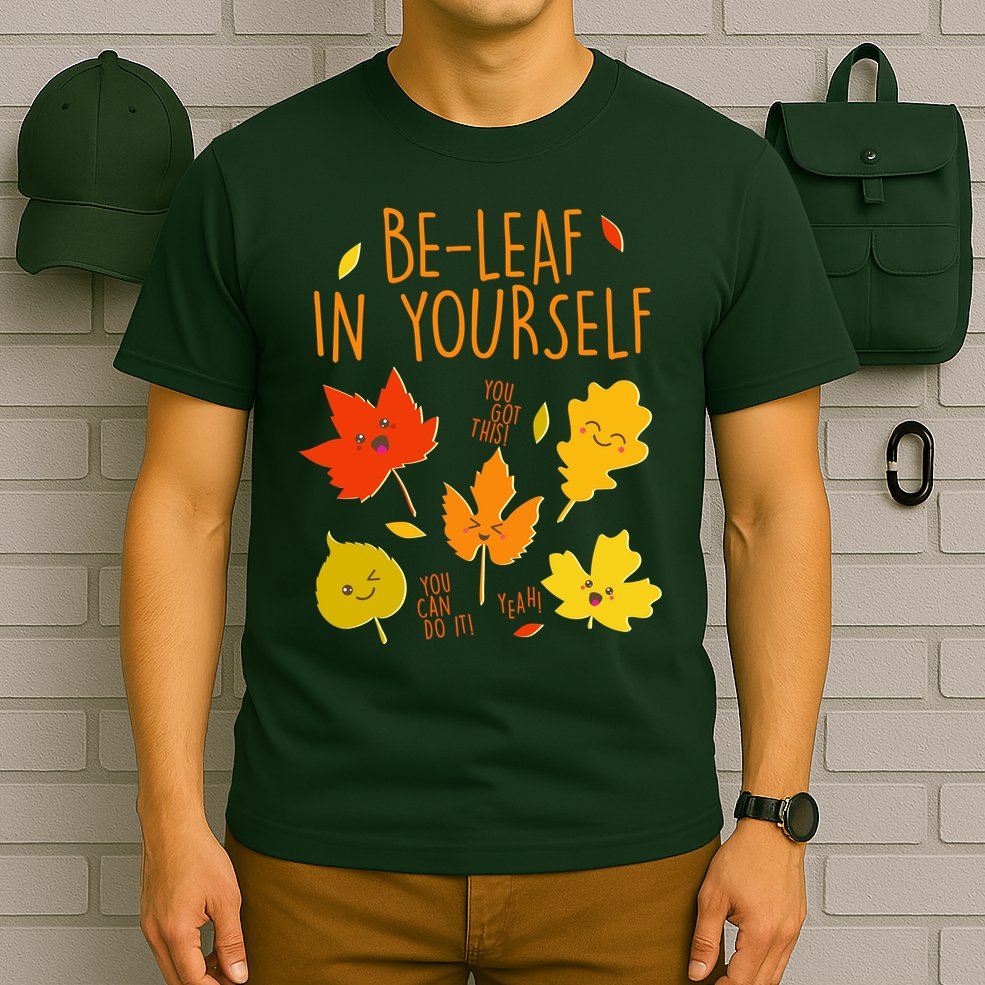 Cute Be-Leaf In Yourself T-Shirt