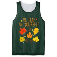 Cute Be-Leaf In Yourself Mesh Reversible Basketball Jersey Tank