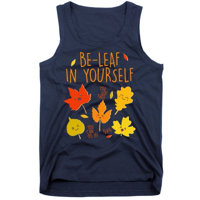 Cute Be-Leaf In Yourself Tank Top