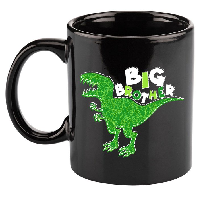 Cute Big Brother T-Rex Dinosaur 11oz C Handle Ceramic Mug