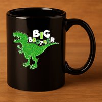 Cute Big Brother T-Rex Dinosaur 11oz C Handle Ceramic Mug