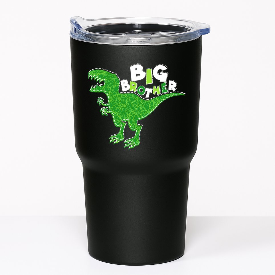Cute Big Brother T-Rex Dinosaur Tumbler