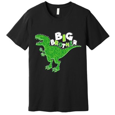 Cute Big Brother T-Rex Dinosaur Premium T-Shirt