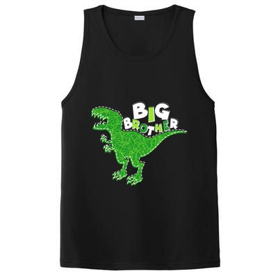 Cute Big Brother T-Rex Dinosaur PosiCharge Competitor Tank
