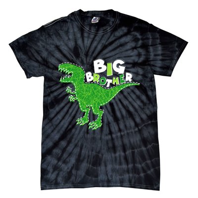 Cute Big Brother T-Rex Dinosaur Tie-Dye T-Shirt