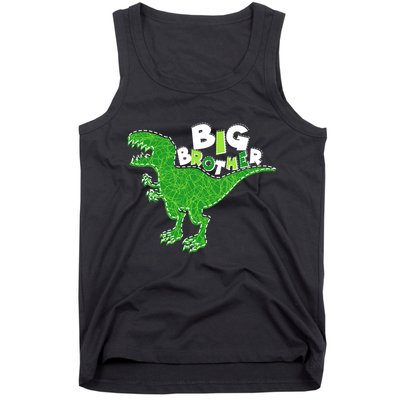 Cute Big Brother T-Rex Dinosaur Tank Top