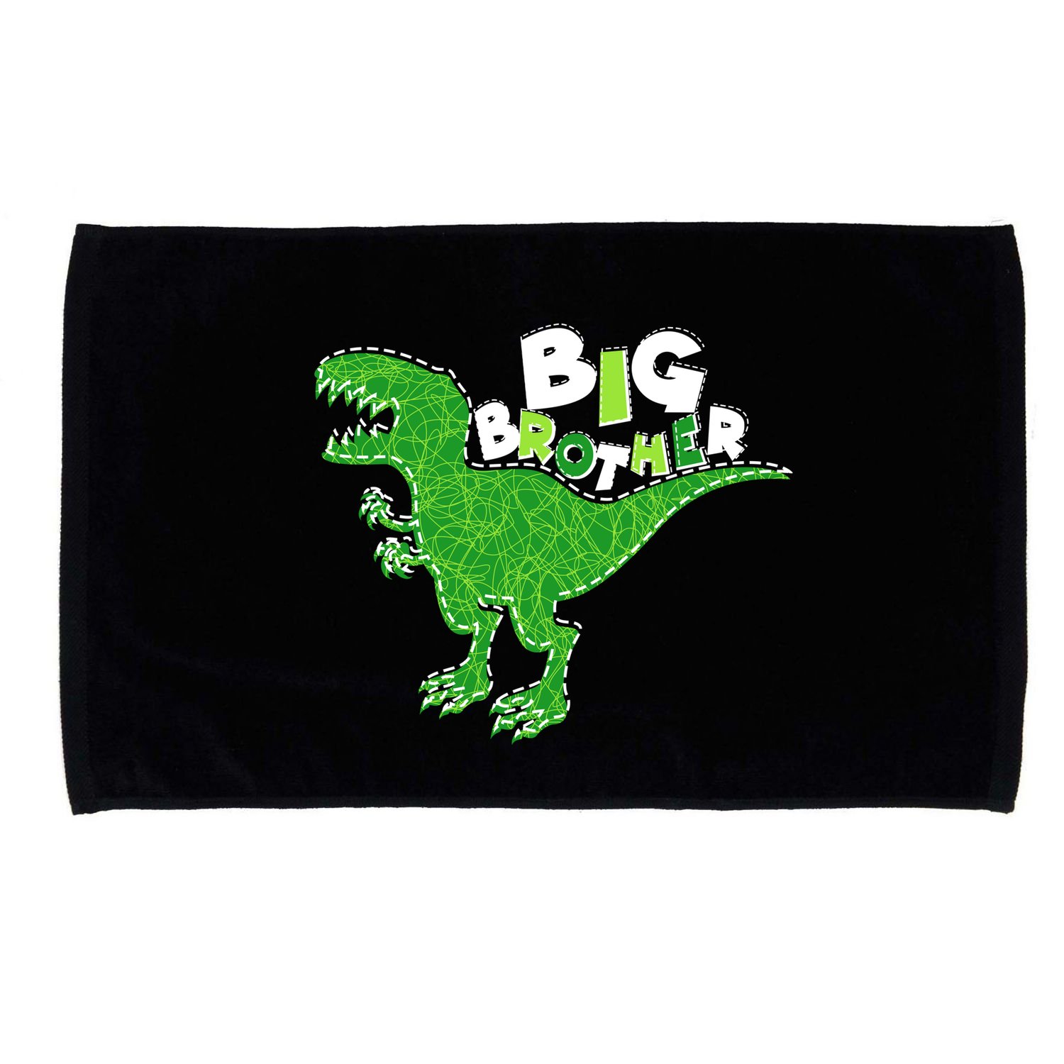 Cute Big Brother T-Rex Dinosaur Microfiber Hand Towel