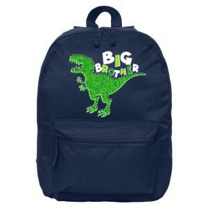 Cute Big Brother T-Rex Dinosaur 16 in Basic Backpack