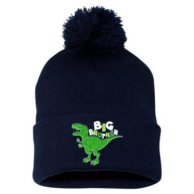 Cute Big Brother T-Rex Dinosaur Pom Pom 12in Knit Beanie